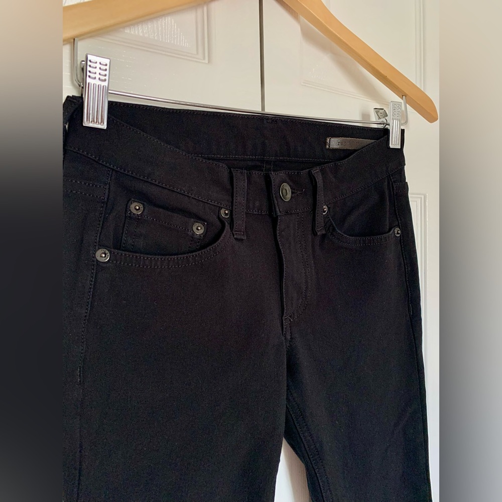 $220 NEW Rag & Bone Slim Skinny Low Rise Jeans Pants Sz 25 Equestrian leggings - Picture 6 of 14